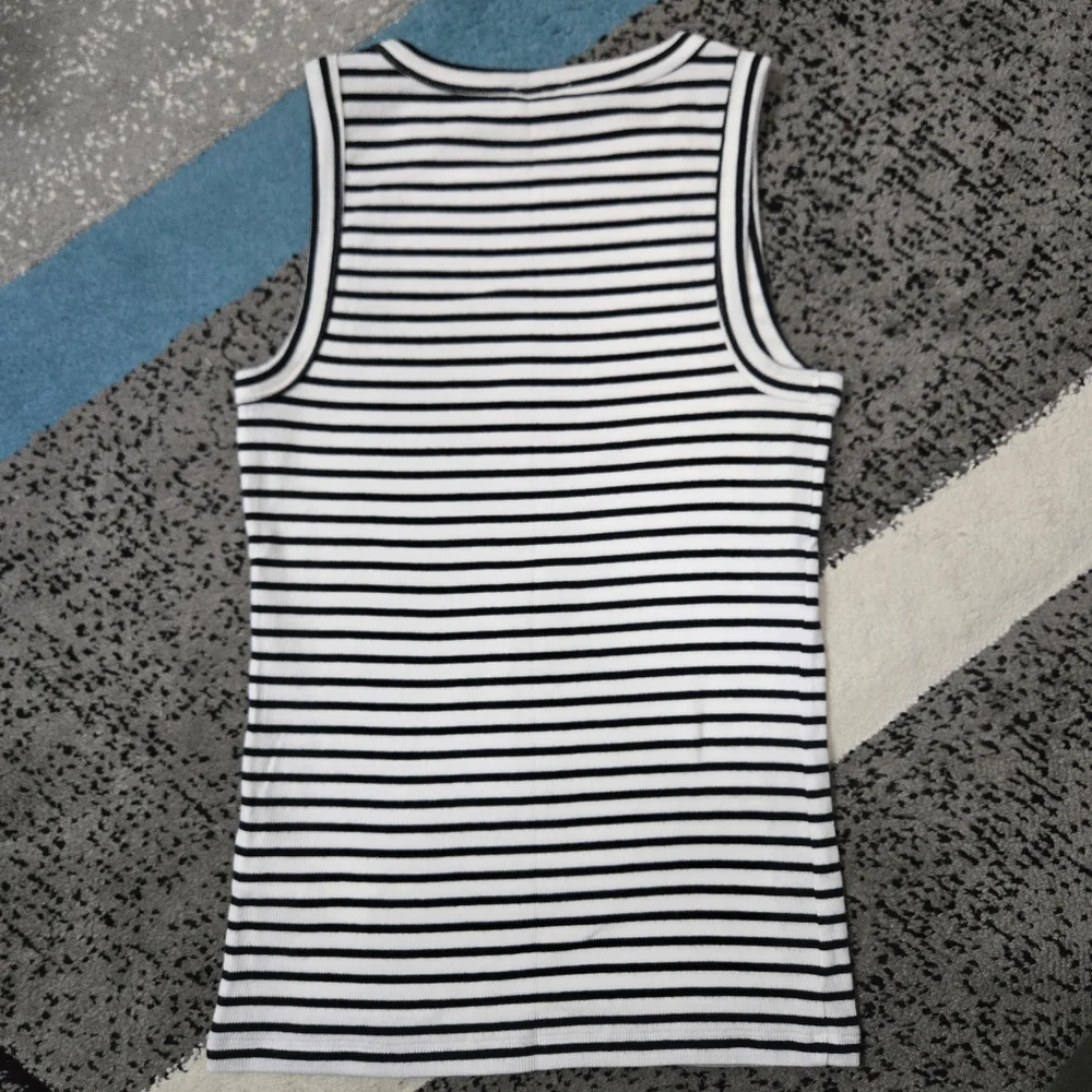 J CREW Striped Cotton Tank Top, S, NWOT